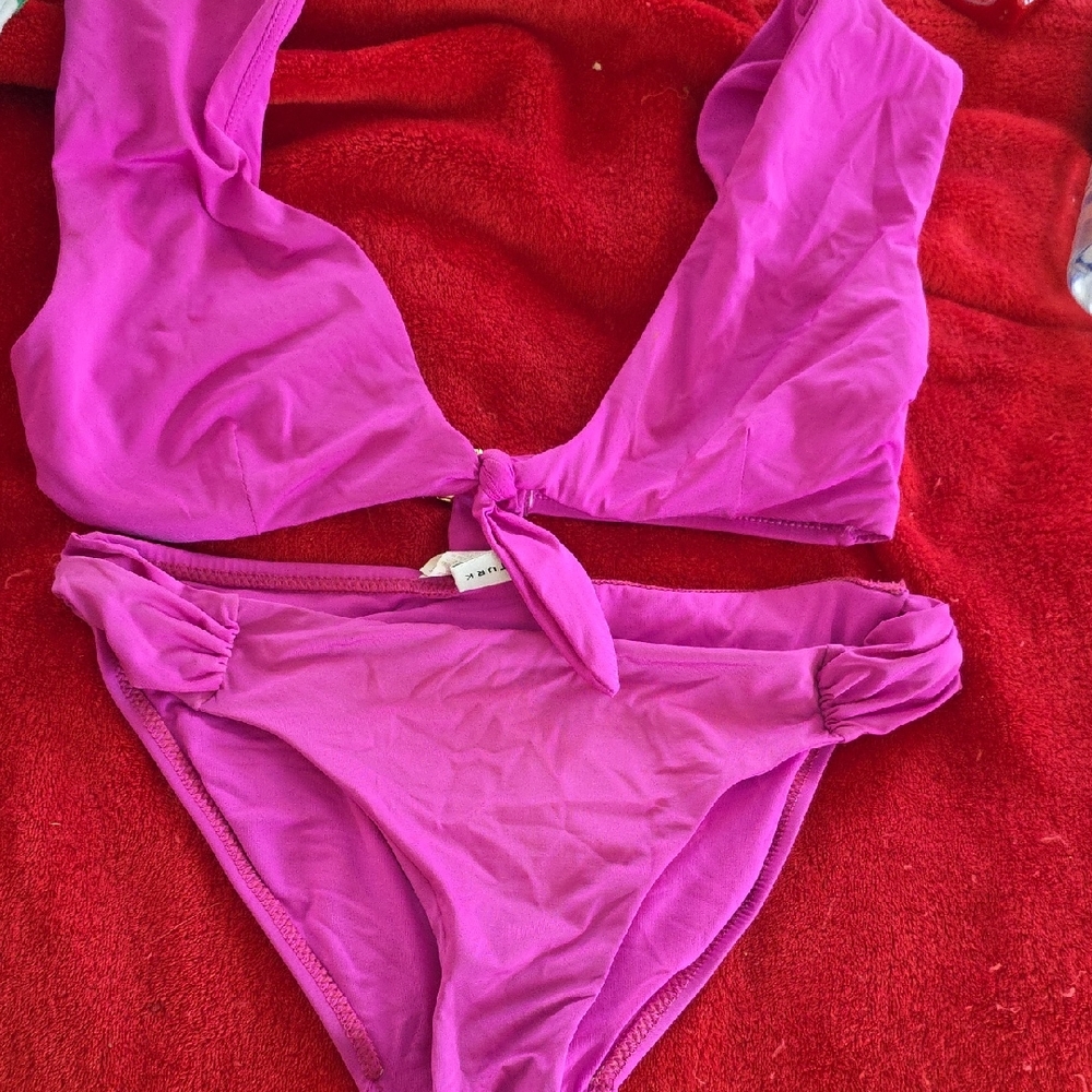 Trina Turk Fuchsia Womans Two Piece Swimsuit